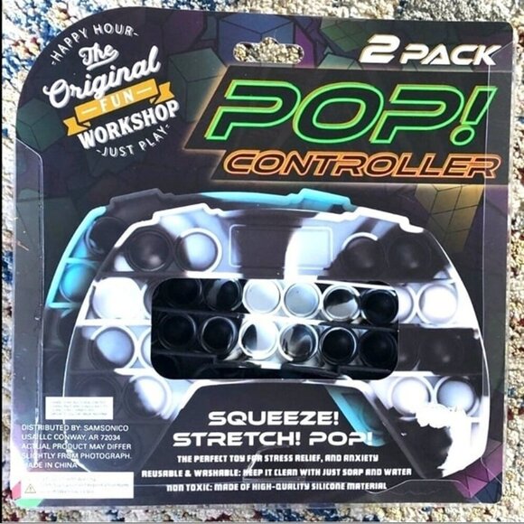 POP Video Game Controllers NWT Sensory Fidgets Endless Popping Stress Relief - Picture 2 of 4